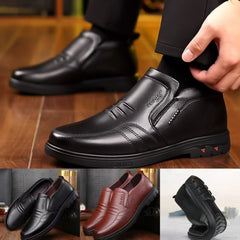🏆2025 Új termék👞【39-44】2025 Férfi alkalmi üzleti bőrcipő, puha talppal, csúszásmentes