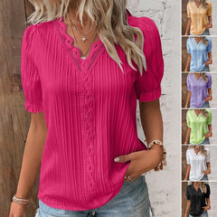 💞👕 Tricou casual modern din bumbac și in – confortabil și respirabil ✨🌿
