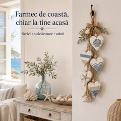 ✨ Luminează-ți casa cu o atmosferă romantică! Decor suspendat în formă de inimi cu lumini LED integrate! 💖🏡