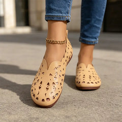 Pantofi Casual Perforați din Piele Naturală | Ușori, Flexibili și Comozi