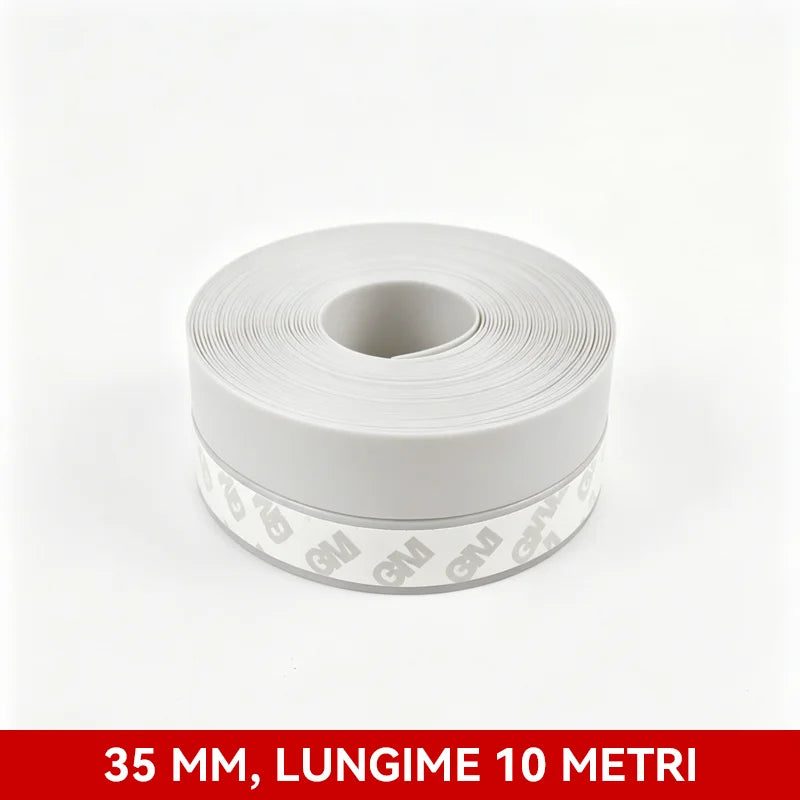 Protecție totală 4-în-1: Lățime de 35mm și lungime de 10 metri pentru o izolare fonică, termică și anti-praf de lungă durată.
