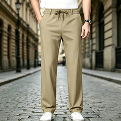 👖Pantaloni Casual cu Croială Dreaptă – Material Elastic, Fin și Respirabil pentru Confort Maxim