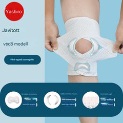 Duplarugós térdvédő, futáshoz, kerékpározáshoz, labdázáshoz és egyéb sportokhoz