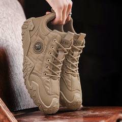 2026 Új férfi alacsony szárú Martin-cipő – vastag talpú munkacipő és sportos, kényelmes szabadidőcipő