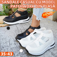 Sandale Casual cu Plasă Respirabilă și Talpă Groasă – Confort Sportiv pentru Întreaga Zi