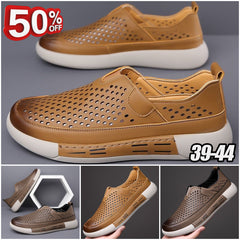 👞【39-44】Pantofi casual din piele respirabilă pentru bărbați