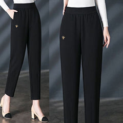 Női plus size háremnadrág – magas derekú, rugalmas, bő szabású, karcsúsító kényelmi nadrág