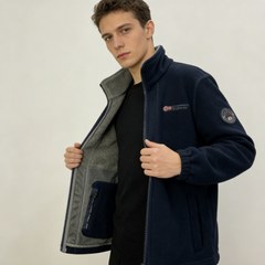 ❄️🧥Férfi vastag gyapjú bársonykabát, plus size, meleg és kényelmes őszre és télre