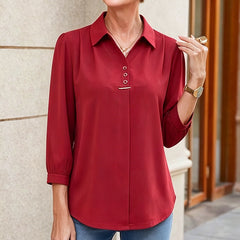 💓👚【Top 3 recenzii în magazin】Cămașă din șifon, stil casual și modern