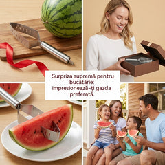 【Cumpărați 1 obțineți 1 gratuit】🍉Tăietor triunghiular pentru fructe din oțel inoxidabil