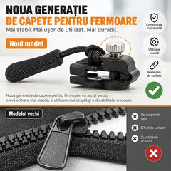 🔧 Kit Reparator Universal pentru Fermoare (Set 30 Piese) – Fără Scule, Fără Cusut, Fixare Rapidă cu Șurub pentru Orice Tip de Fermoar!