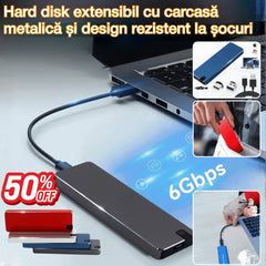 【8TB】⚡ HDD extern USB 3.0 de mare viteză | transfer rapid, compatibilitate ridicată, stocare fără griji 💻📦