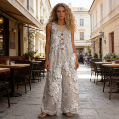 🌸 Salopetă Lejeră de Vară cu Imprimeu 3D Premium – Croială Oversized, Material Răcoros, 6 Modele, Mărimi S-3XL! ☀️✨