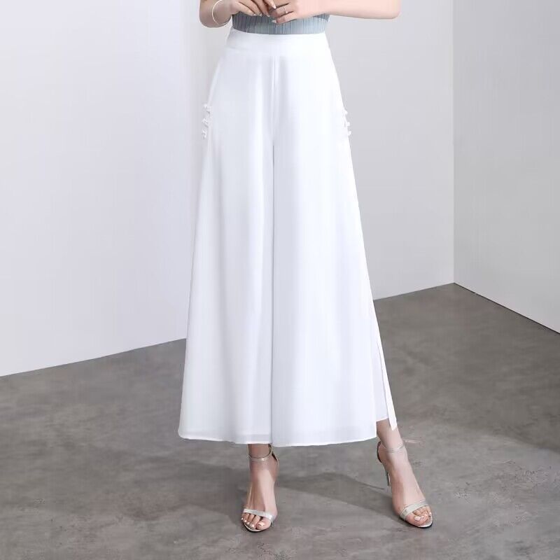 🔥Pantaloni de vară pentru femei noi, din șifon subțire, casual, cu talie înaltă (40kg-90kg) 2026