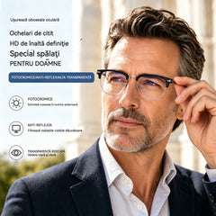 Ochelari inteligenți cu zoom automat și protecție împotriva luminii albastre