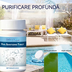 【Cumpără 1, primești 1 gratuit】🏊‍♂️ Tablete de curățare a piscinei pentru o apă cristalină - trebuie doar să o adaugi, să o dizolvi și să înoți liber! 🌊✨