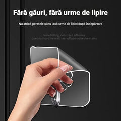 🎁（Set avantajos de 50 de bucăți）Cârlige transparente puternice, autoadezive, fără găurire și fără urme