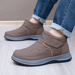 【39-45】Új téli férfi magas szárú, meleg hótaposó polár béléssel