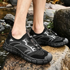 Adidași de Apă și Treking pentru Bărbați, Pantofi de Vară din Plasă Respirabilă cu Uscare Rapidă, Talpă Groasă Antiderapantă, Sandale Sport Outdoor