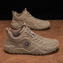 2026 Új férfi alacsony szárú Martin-cipő – vastag talpú munkacipő és sportos, kényelmes szabadidőcipő