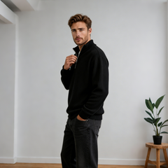 🔥【S-5XL】Új férfi állógalléros pulóver