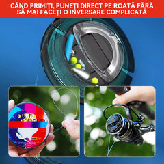 Set pescuit cu plută auto-reglabilă｜Lansare lungă, detectare automată a adâncimii, semnal mușcătură cu schimbare de culoare