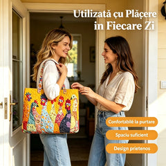 🛍️ Tendințele anului 2026! Genți tote spațioase cu imprimeuri digitale la modă | Rezistente și durabile, disponibile în 8 modele