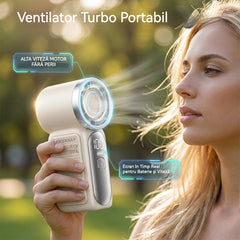 Ventilator portabil mic, cu viteză mare și durată lungă de viață.