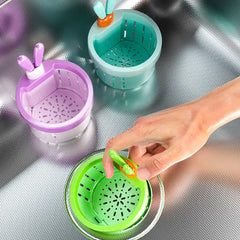 🔥🔥Cumperi 2 și primești încă 2 GRATIS (Set de 4 bucăți)!Design adorabil de iepuraș cu mâner practic: Filtrare rapidă, zero țevi înfundate și o chiuvetă perfect curată dintr-un singur gest.