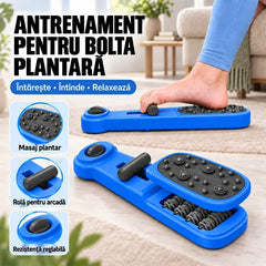 🦶 Dispozitiv Multifuncțional pentru Antrenamentul Bolții Plantare – Corectează Piciorul Plat și Hallux Valgus, Rezistență Reglabilă și Masaj Plantar pentru Întreaga Familie!