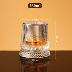 🥛💎Pahar de whisky rotativ la 360°
