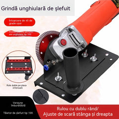 [Tipul 100] Unealtă de teșire + duză + furtun de apă --- Polizor unghiular model 100, nou, cu funcție de teșire. Tăietor unghiular de 45 de grade.