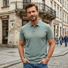 【M-4XL】Tricou polo bărbați 2026 – imprimeu modern, confortabil, respirabil, stil casual-elegant