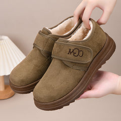 🏆【Válogatott minőségű gyapjú】🔥 Divatos téli rövid csizma puha talppal a kényelmes mindennapi használatra