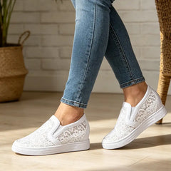 Pantofi Albi Mesh 2026: Recomandați de Medici pentru Susținere Plantară, Talpă Ortopedică și Ventilație Maximă (Mărimi 35-41)