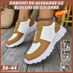 【36-44】Pantofi Sport cu Fermoar și Talpă Flexibilă – Confort Maxim și Încălțare Rapidă