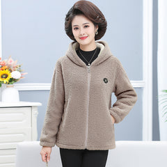 🔥Meleg, vastag polárbéléses kapucnis kabát nőknek— télre tökéletes választás