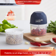 Mini Tocător Electric de Alimente, Fără Fir și Eficient