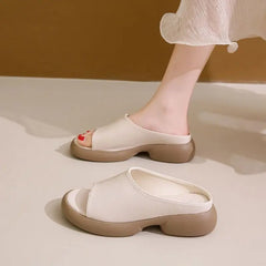 💟【Mărimi 36-42】Sandale Fashion Confortabile din Piele Naturală cu Talpă Moale