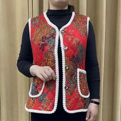 Bő szabású, bélelt női mellény kardigán – meleg, divatos és könnyen kombinálható