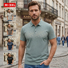 【M-4XL】Tricou polo bărbați 2026 – imprimeu modern, confortabil, respirabil, stil casual-elegant