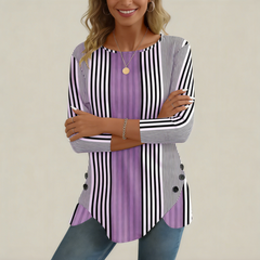 ✨🔥【S–5XL】Új 2026-os női csíkos mintás ing – laza szabás, divatos és kényelmes