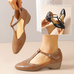【35-42】Pantofi eleganți vintage francezi｜Design respirabil｜Confort pe tot parcursul zilei，🎁 OFERTĂ LIMITATĂ: Primești CADOU 2 perechi de protecții pentru călcâi!