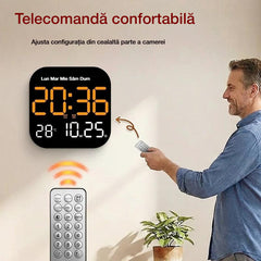 🕰️ Peste 50.000 de unități vândute! 🛏️ Ceas digital pentru casă/birou: trezire blândă, fără alarme deranjante!🌙 Reglare a luminozității și funcționare silențioasă pe timpul nopții, ideal pentru un somn liniștit.