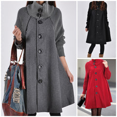 🔥【M–5XL】Női gyapjúkabát · Kényelmes, középhosszú, divatos · 50% kedvezmény