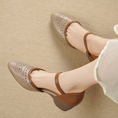 【35-40】Sandale elegante cu platformă mică｜Confortabile și ușor de purtat｜Design retro, perfecte pentru zi de zi