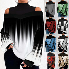 [S-3XL] Új őszi és téli kasmír felsők, különféle stílusú mintás felsők