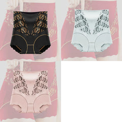 🌸【Set de 3】Pantaloni cu talie înaltă care controlează abdomenul 🩲 💖
