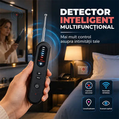 🛡️ Detector Inteligent Multifuncțional T01 – Protecție Anti-Spy, Anti-Monitorizare, Scanare Optică & Detectare Semnale Wireless!