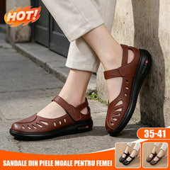【35-41】Sandale retro stil roman 2026 cu toc gros｜Stabile și confortabile｜Mărimi mari, ușor de asortat